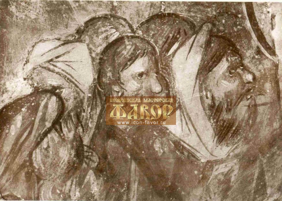 Фарисей, Воскрешение Лазаря, фреска 1380 г.