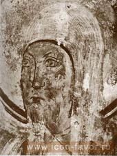 Голова архиепископа Алексия около 1380 г. фреска
