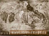 Сошествие  во ад, фреска 1380 г.