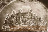Сошествие святого духа на апостолов, фреска 1380 г.