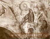 Евангелист Иоанн, фреска на парусах 1380 г.