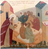 Святитель Иоанн Тобольский в житии, митрополит клеймо трапеза нищим