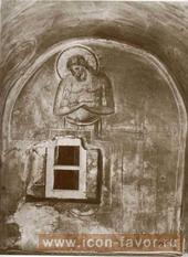 Не рыдай Мене мати, фреска северог предела церкви, около 1380 г.