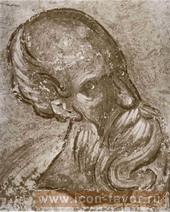Евангелист  Иоанн, парус фреска 1380 г.