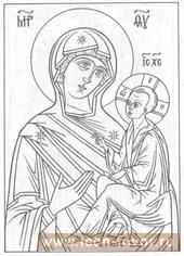 Икона Божьей Матери ТИХВЕНСКАЯ 1383г. июнь июль 26 ,9