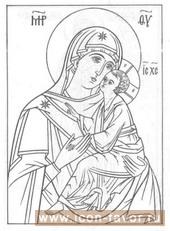 Икона Божьей Матери КИЕВО-БРАТСКАЯ 1654 г. сентябрь 6,19